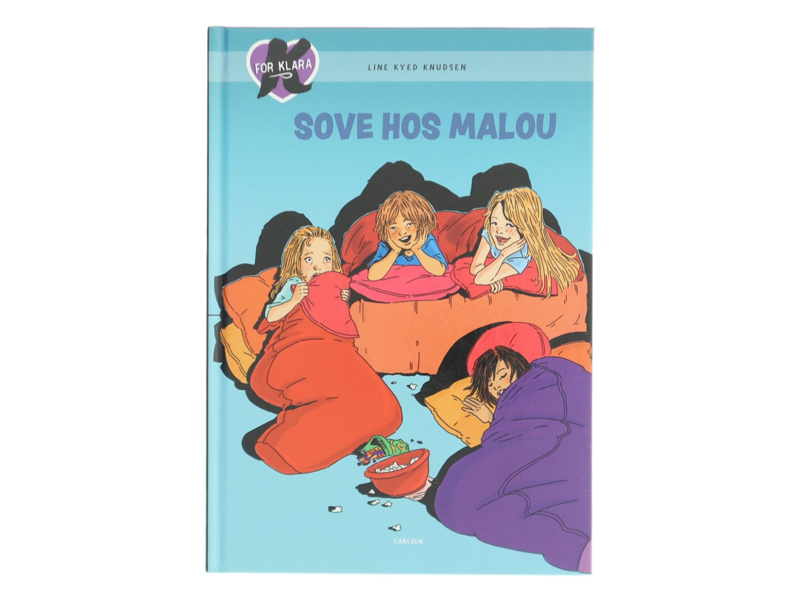 K for Klara, Sove hos Malou af Line Kyed Knudsen (Bog)