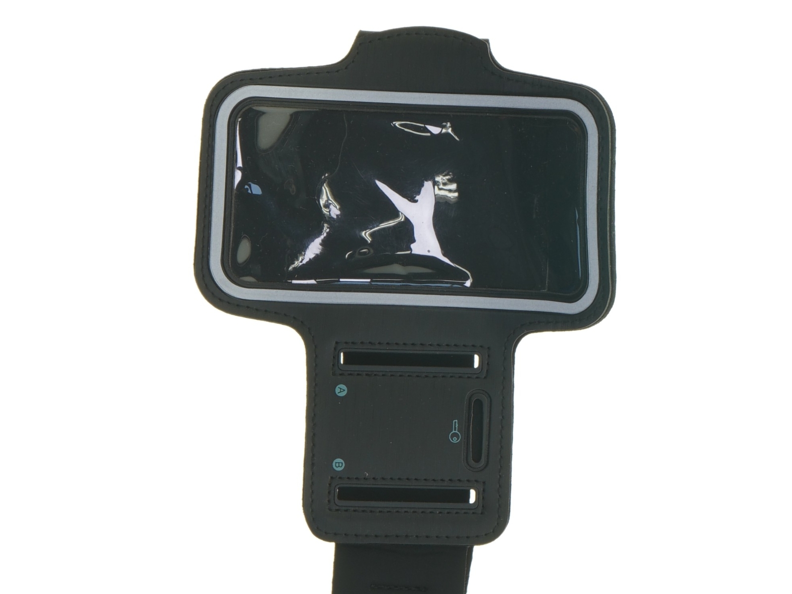 Sort armbåndsholder til smartphone (str. 46 x 16,5 cm)