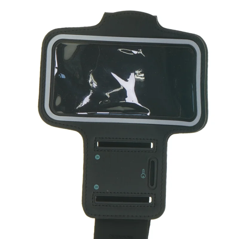 Sort armbåndsholder til smartphone (str. 46 x 16,5 cm)