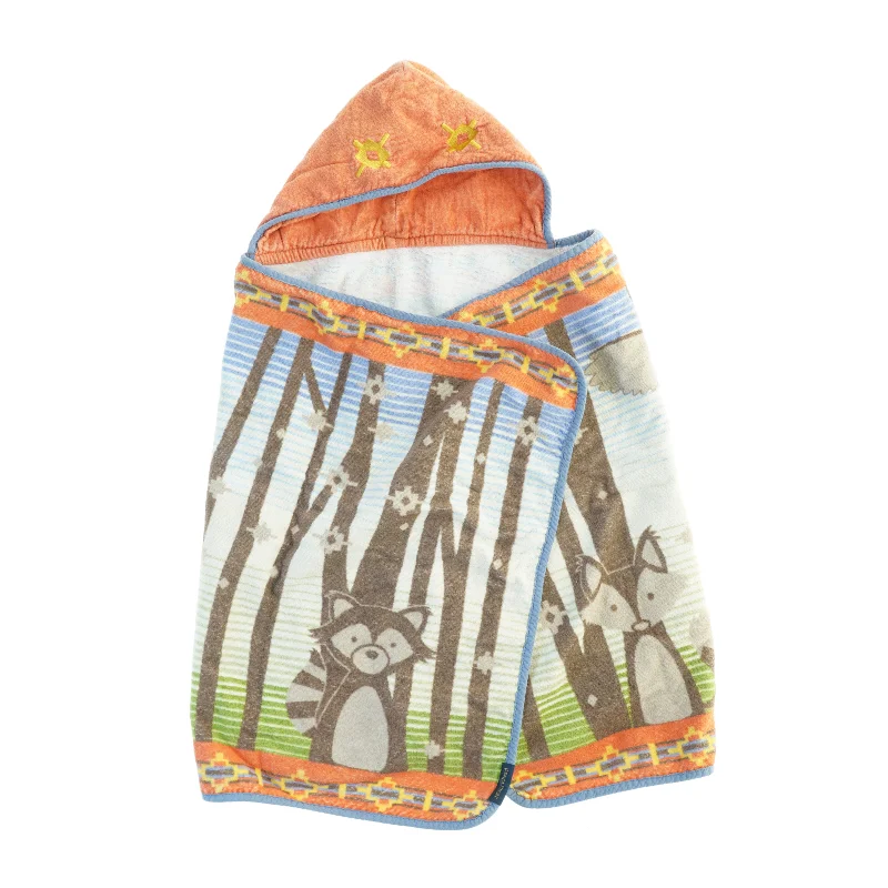 Håndklæde med hætte til børn  med dyr fra Pendelton (str. 53 x 115 cm)