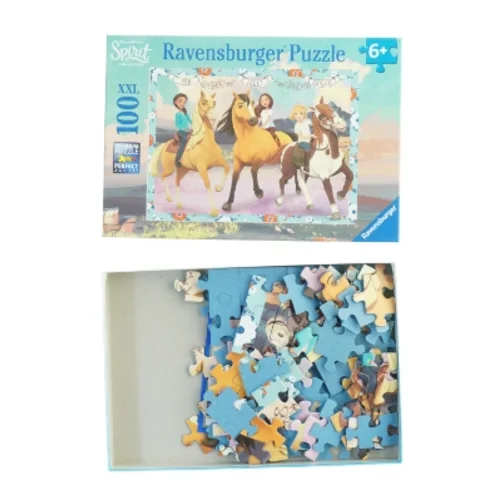 Spirit / Rider frit Ravensburger puslespil - Spirit Riding Free fra Ravensburger (str. 49 x 36 cm)