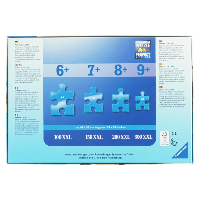 Spirit / Rider frit Ravensburger puslespil - Spirit Riding Free fra Ravensburger (str. 49 x 36 cm)