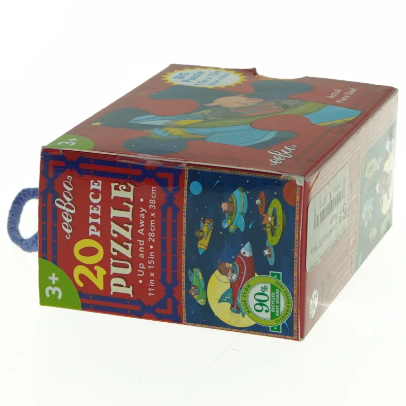 Børnepuslespil med rumtema