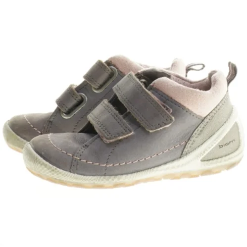 Grå og pink børnesko med velcro fra Ecco (str. 23)