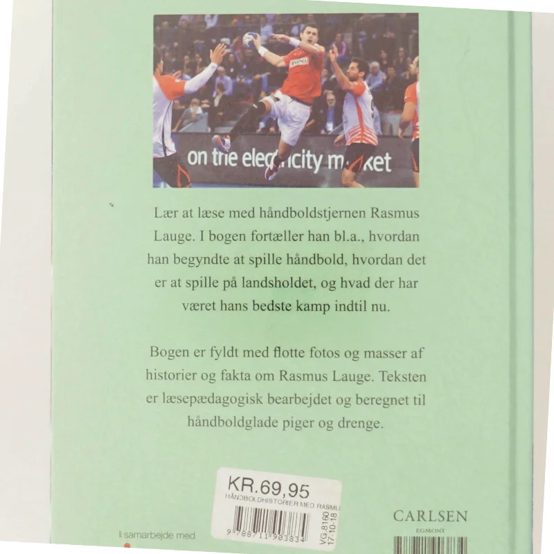 Håndboldhistorier med Rasmus Lauge af Ole Sønnichsen (Bog)