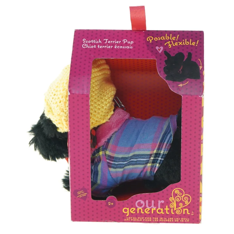 Our generation Scottish Terrier Pup tøjdyr fra Our Generation (str. 20x13x10 cm)