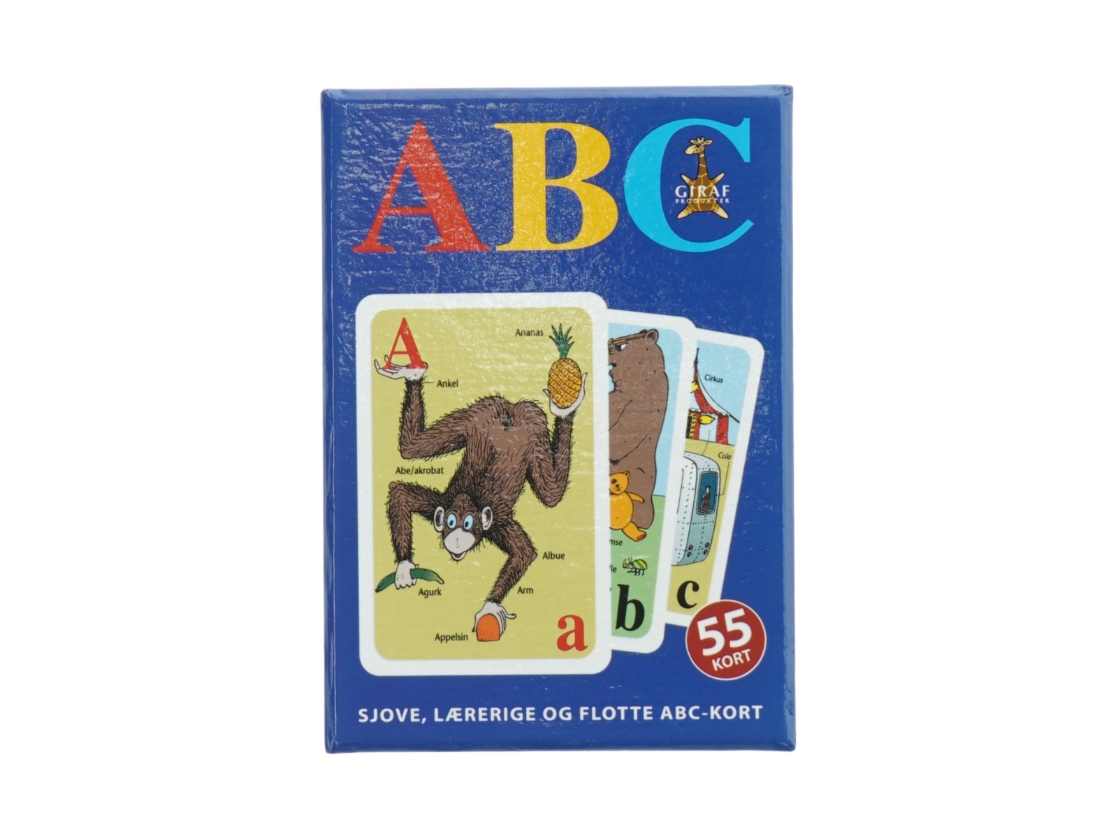 ABC læringsspil (str. 14x10 cm)