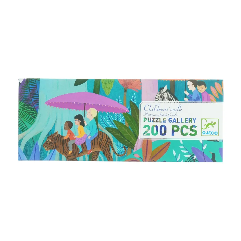 Djeco Puzzle Gallery Børnepuslespil fra Djeco (str. 97 x 33 cm)