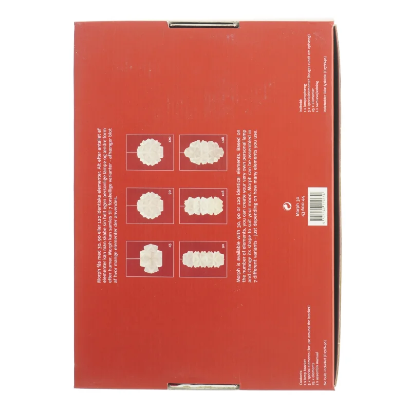 Folde-pendel lampe fra Holmegaard, Morph 30 Lampeskærm 