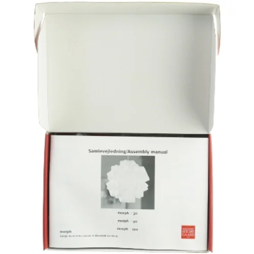 Folde-pendel lampe fra Holmegaard, Morph 30 Lampeskærm 