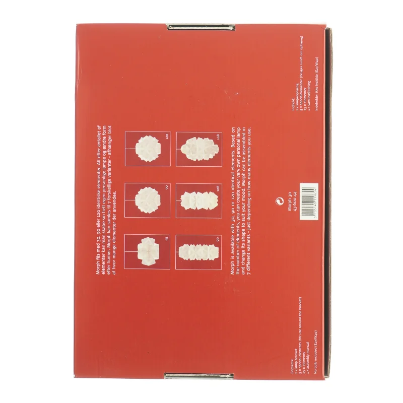 Folde-pendel lampe fra Holmegaard, Morph 30 Lampeskærm, uanvendt