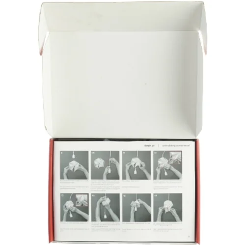 Folde-pendel lampe fra Holmegaard, Morph 30 Lampeskærm, uanvendt