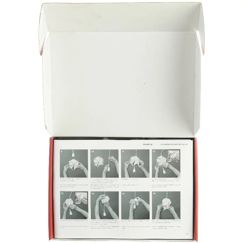 Folde-pendel lampe fra Holmegaard, Morph 30 Lampeskærm, uanvendt