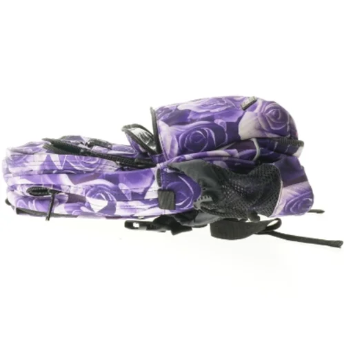 Purple Rose SURVIVOR Lilla Jeva rygsæk med blomsterprint (str. 40 x 36 cm)