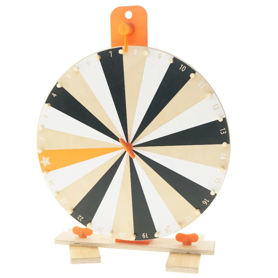 Drejeligt spillehjul (str. 51x38,5 cm)