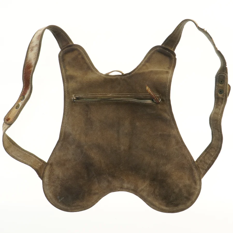 Håndlavet skulder taske  (str. 40x42 cm)