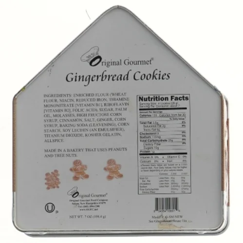 Gingerbread cookie tin (str. 18x19 cm)