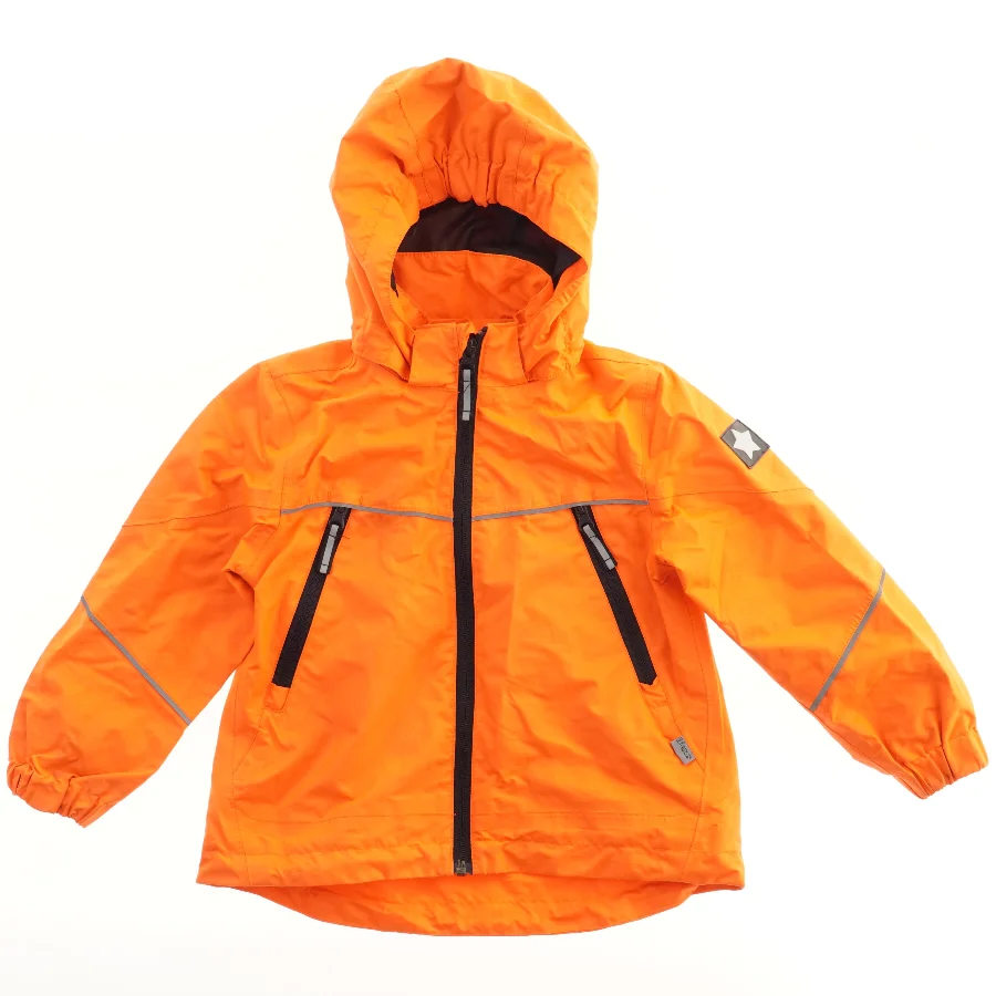 Orange jakke med hætte fra Friends (str. 104)