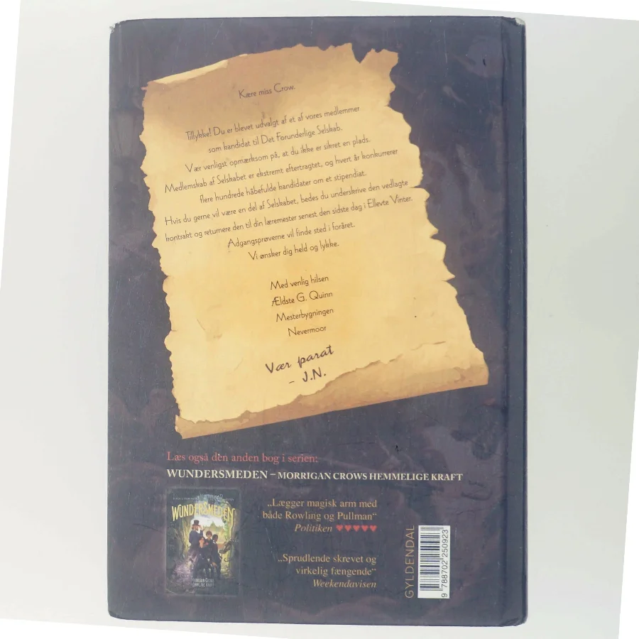 Nevermoor - Morrigan Crows magiske prøvelser af Jessica Townsend (Bog)