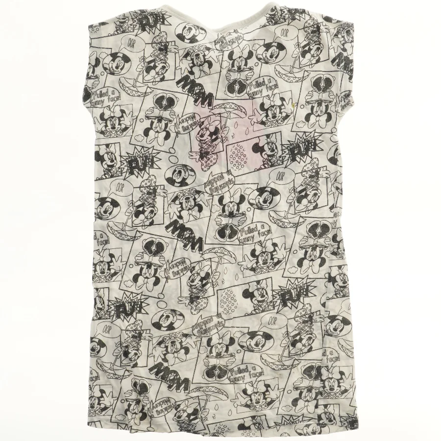Kortærmet kjole med Minnie Mouse motiv fra Disney (str. 140)
