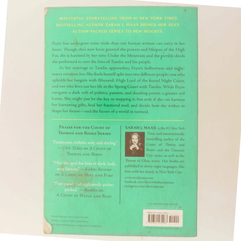 A Court of Mist and Fury af Sarah J. Maas (Bog)