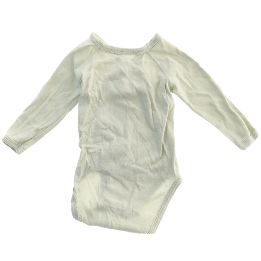 Petit Bateau Langærmet slå-om bodystocking (str. 62)