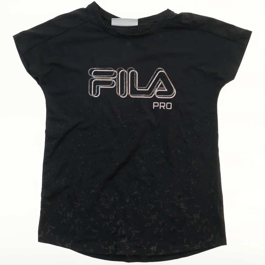Sort T-shirt med Fila logo fra Fila (str. 134)