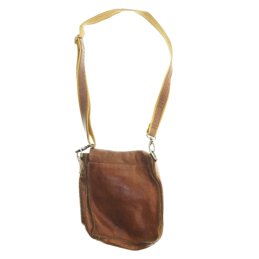 Brun skuldertaske (str. 28x24 cm)