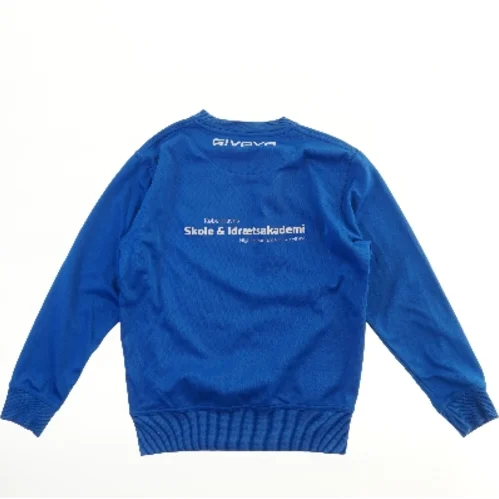 Blå sweatshirt med nummer og logo fra Givova (str.  47x50 cm)