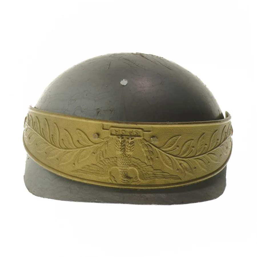 Vintage legetøjshjelm (str. Ø 18 cm)