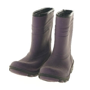 Lilla forede gummistøvler str. 38 (str. 38 )