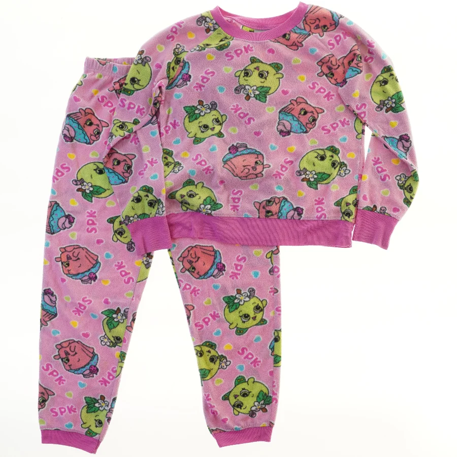 Shopkins Pyjamassæt med Tegninger fra Shopkins (str. 140)