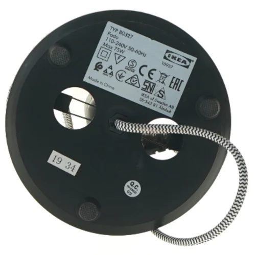 Transparent globependel fra IKEA (str. Ø 25 cm)