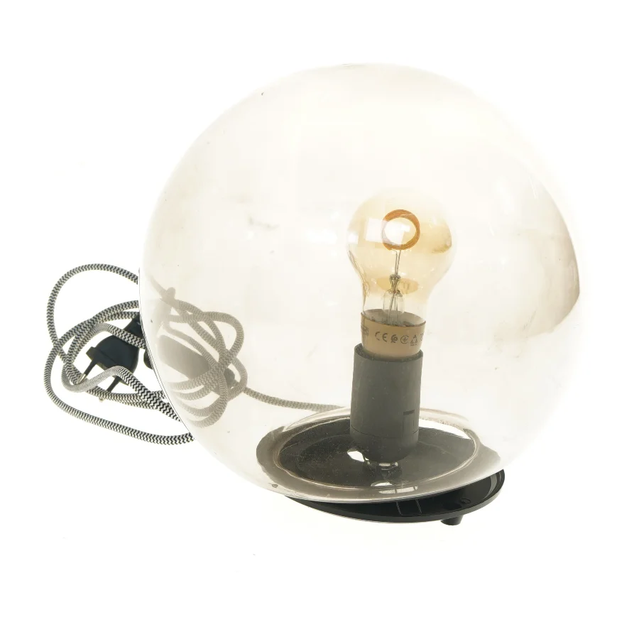 Transparent globependel fra IKEA (str. Ø 25 cm)