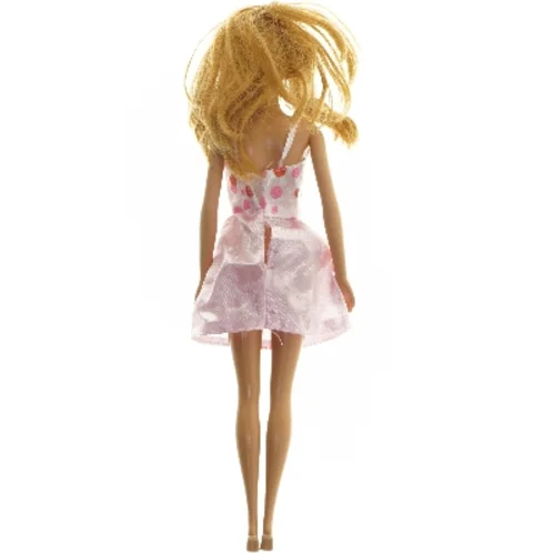 Barbie dukke med lyserød kjole fra Barbie (str. 30 cm)