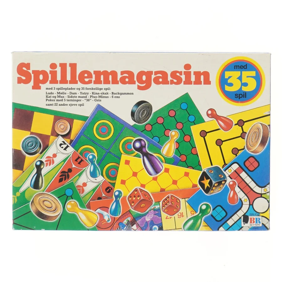 Spillemagasin med 35 spil fra BR (str. 39x27 cm)