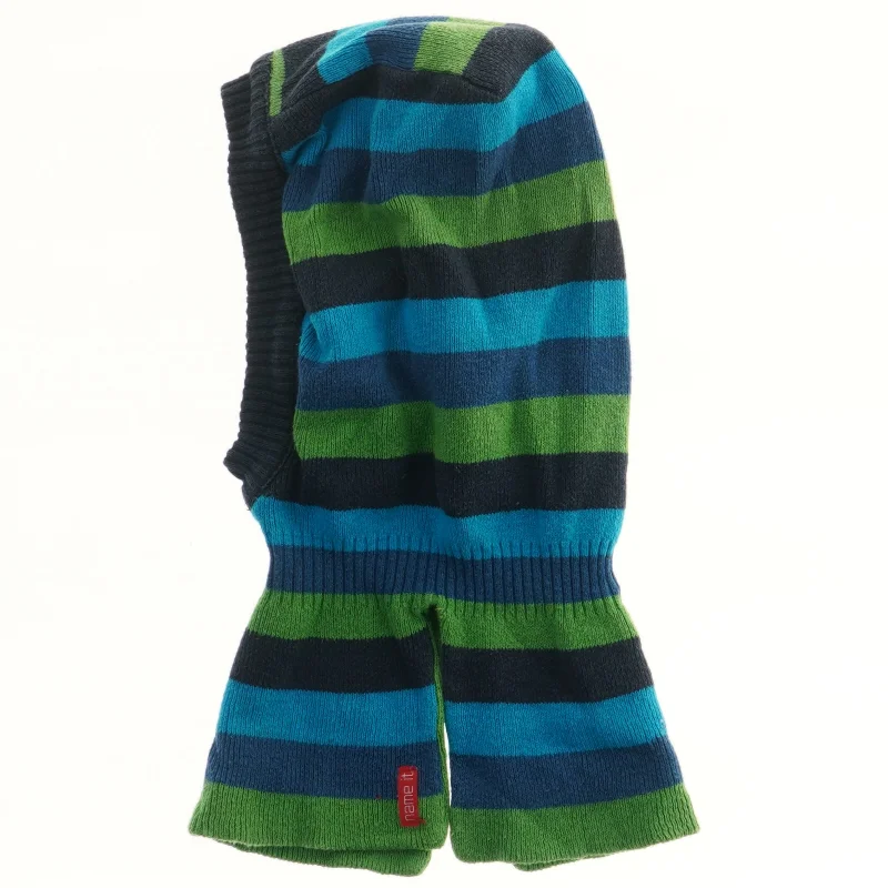 Strikket elefanthue fra Name It (str. 86)