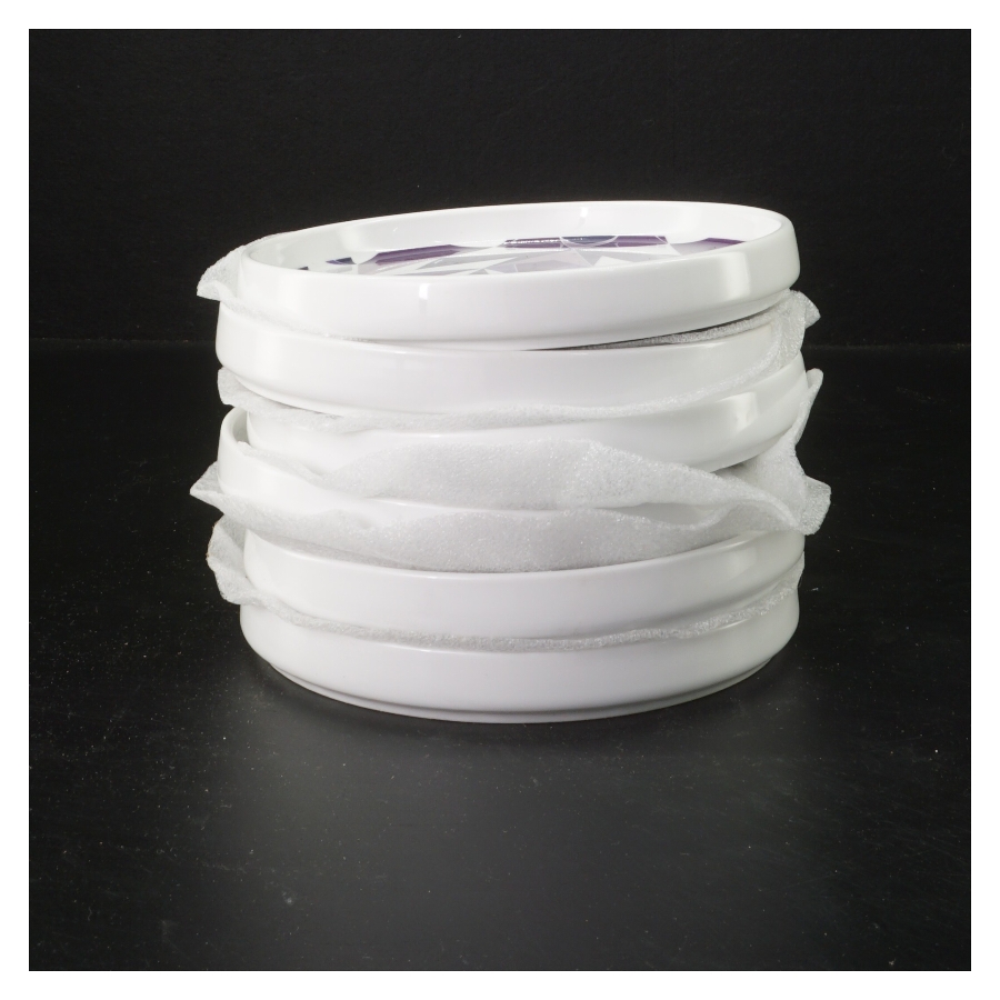 Fusion-tallerkener, designet af Nendo fra BeConcept (str. 6 styk, ø 15 cm)