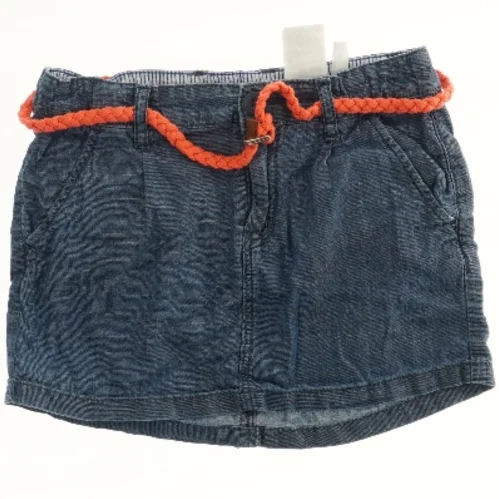 Jeans Nederdel med Flettet Bælte (str. 134)