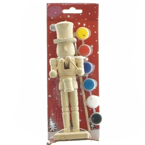 DIY træ nøddeknækker hobby-sæt fra Normal (str. 21 cm)