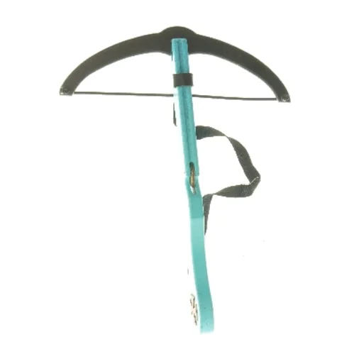 Blå træ-armbrøst str. 43x33 cm) (str. 43x33 cm)