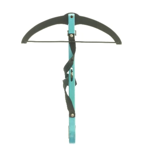 Blå træ-armbrøst str. 43x33 cm) (str. 43x33 cm)