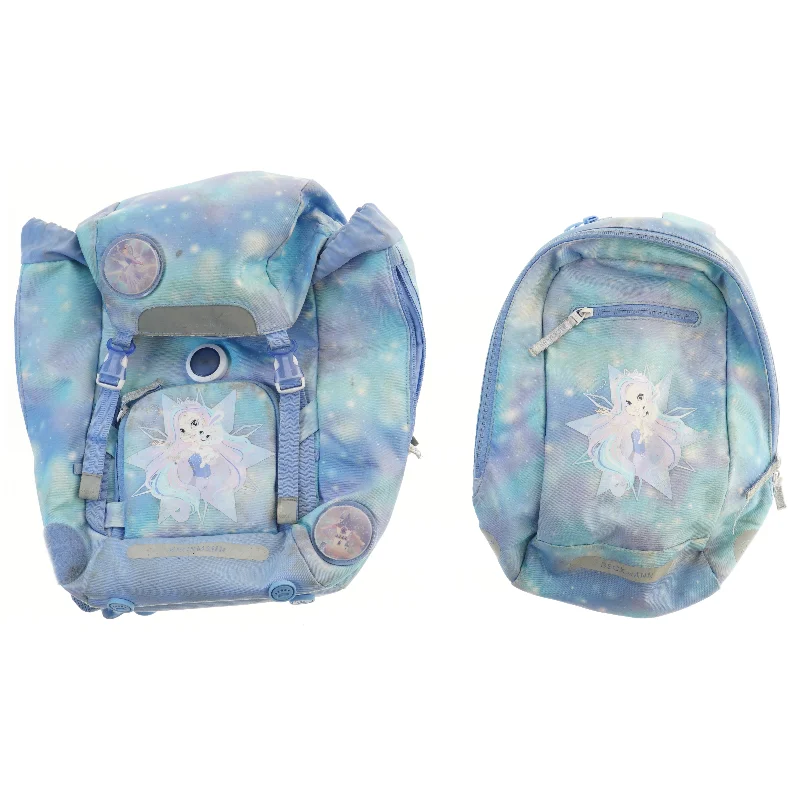 Rygsæk sæt med unicorn motiv fra Beckmann (str. 45x40 cm)