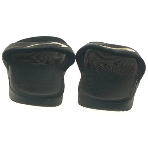 Nike Sorte badeslippers med logo (str. fod 22,5 cm)