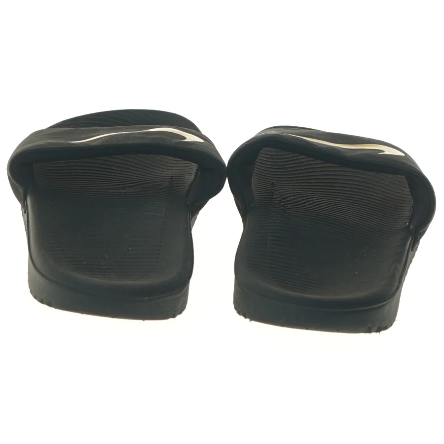 Nike Sorte badeslippers med logo (str. fod 22,5 cm)