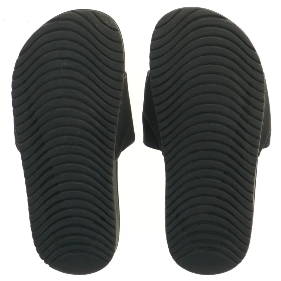 Nike Sorte badeslippers med logo (str. fod 22,5 cm)