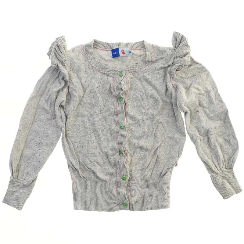 Molo Grå cardigan med detaljer (str. 110)