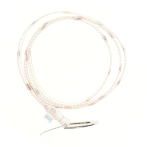 Transparent bælte med øjer (str. 113 cm)