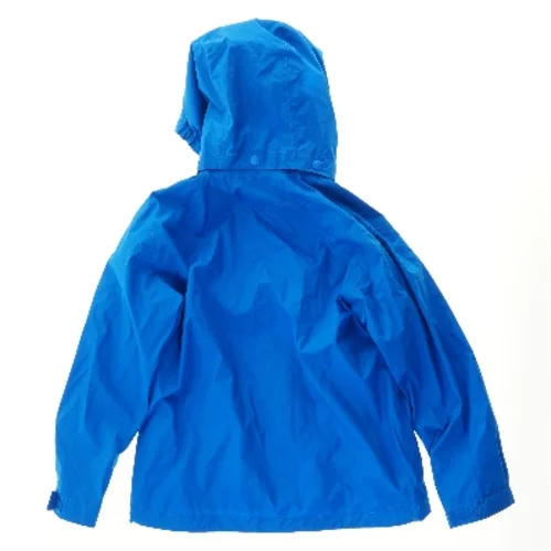 Blå regnjakke med hætte fra Hh (str. 152)