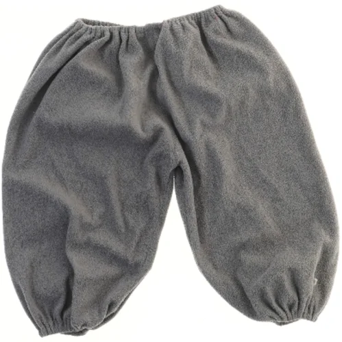 Grå fleecebukser nissebukser til børn (str. 116)